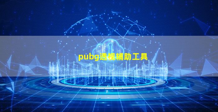 pubg透视辅助工具